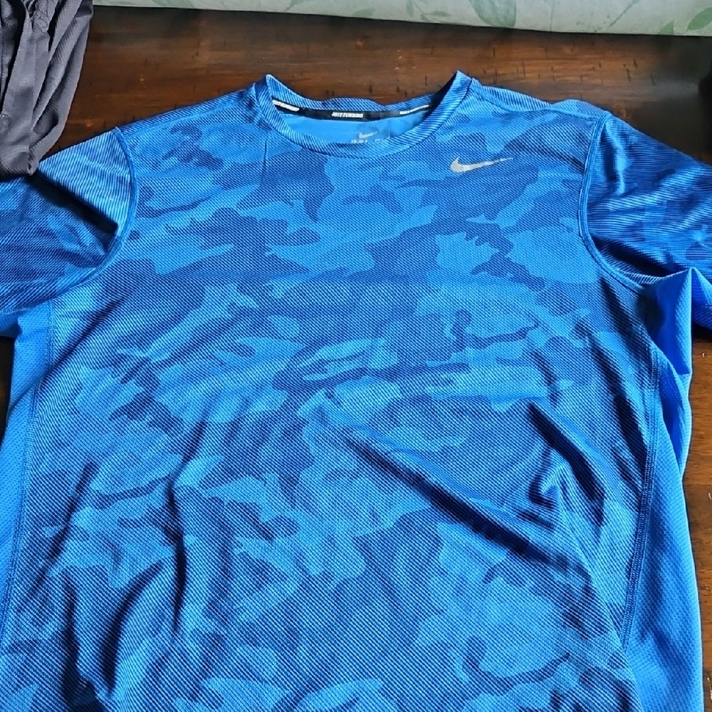 Nike Vibrant Blue Camo Tee